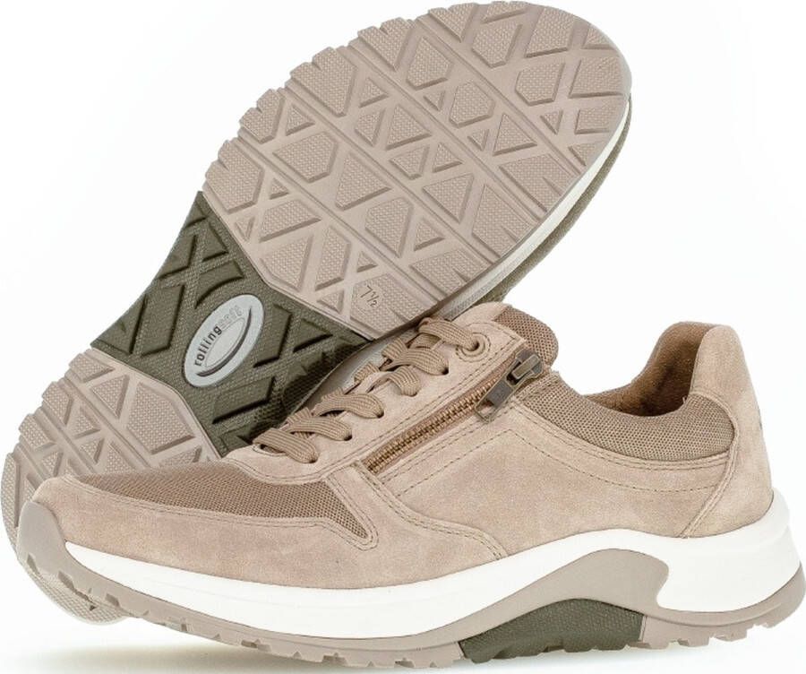 Pius Gabor rollingsoft sensitive 8000.14.03 heren rollende wandelsneaker beige