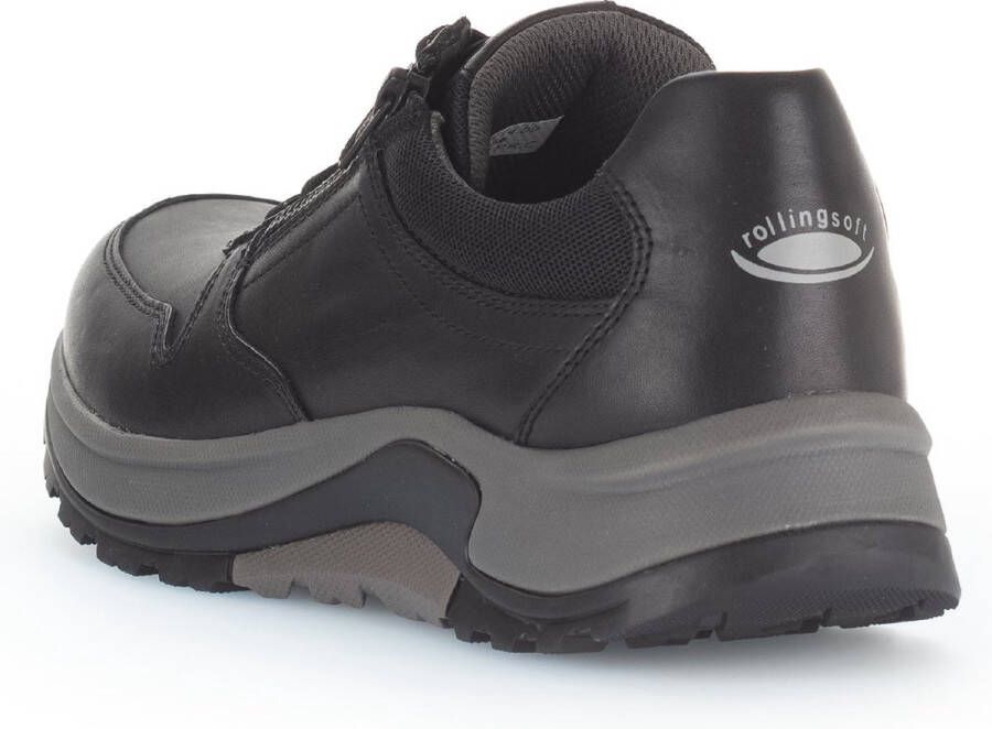 Pius Gabor rollingsoft sensitive 8000.14.09 heren rollende wandelsneaker zwart