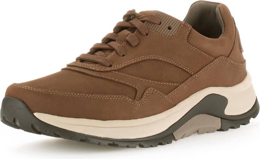 Pius Gabor rollingsoft sensitive 8000.15.13 heren rollende wandelsneaker bruin