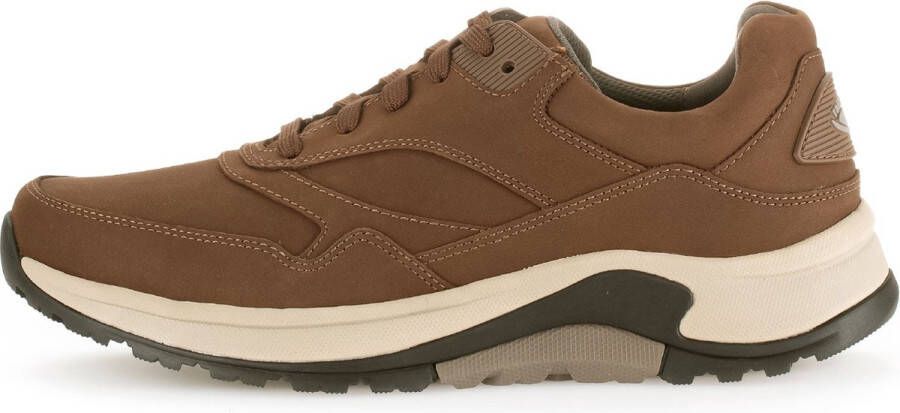 Pius Gabor rollingsoft sensitive 8000.15.13 heren rollende wandelsneaker bruin