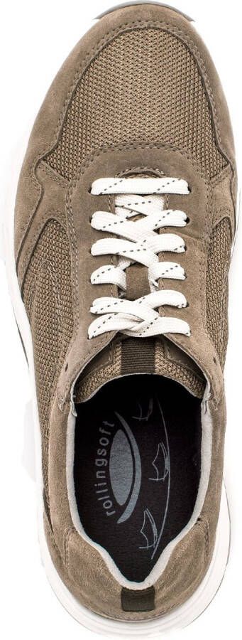 Pius Gabor rollingsoft sensitive 8002.13.03 heren rollende wandelsneaker bruin