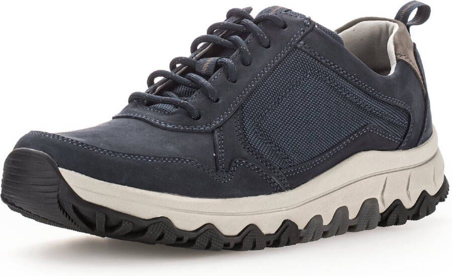 Pius Gabor rollingsoft sensitive 8005.11.01 heren rollende wandelsneaker blauw waterdicht