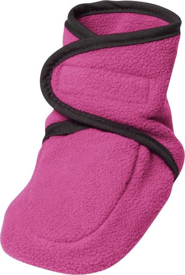 Playshoes fleece slofjes fuchsia