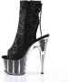 Pleaser ADORE-1018G Plateau Laarzen Paaldans schoenen Paaldans schoenen 41 Shoes Zwart - Thumbnail 4