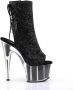 Pleaser ADORE-1018G Plateau Laarzen Paaldans schoenen Paaldans schoenen 41 Shoes Zwart - Thumbnail 6