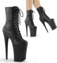 Pleaser INFINITY-1020 Plateau Laarzen Paaldans schoenen Paaldans schoenen 38 Shoes Zwart - Thumbnail 38