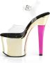 Pleaser MOON-711MER Sandaal met enkelband Paaldans schoenen Paaldans schoenen 40 Shoes Blauw - Thumbnail 3