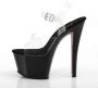 Pleaser SKY-308CRS Sandaal met enkelband Paaldans schoenen Paaldans schoenen 37 Shoes Zwart Roze - Thumbnail 3