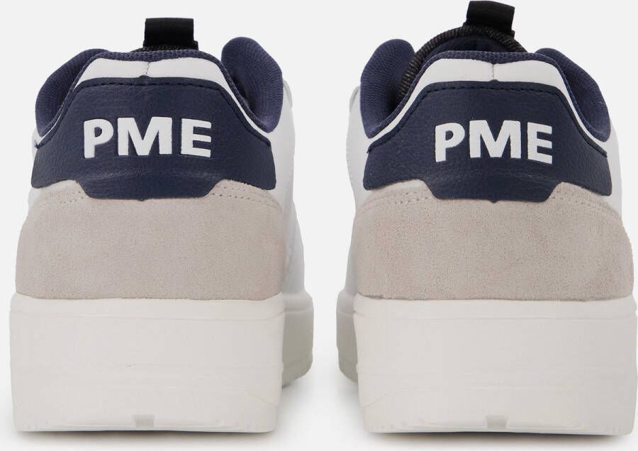 PME Legend Gobbler Sneakers wit Imitatieleer Heren