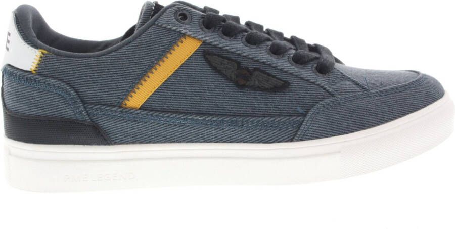 PME Legend Heren Sneakers Aztecor Denim Jeansblauw