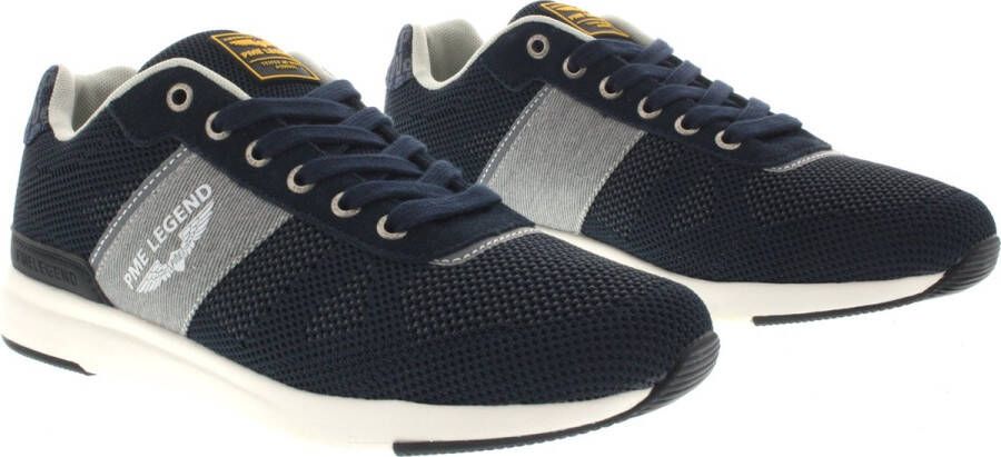 PME Legend Heren Sneakers Dornierer Navy Donkerblauw