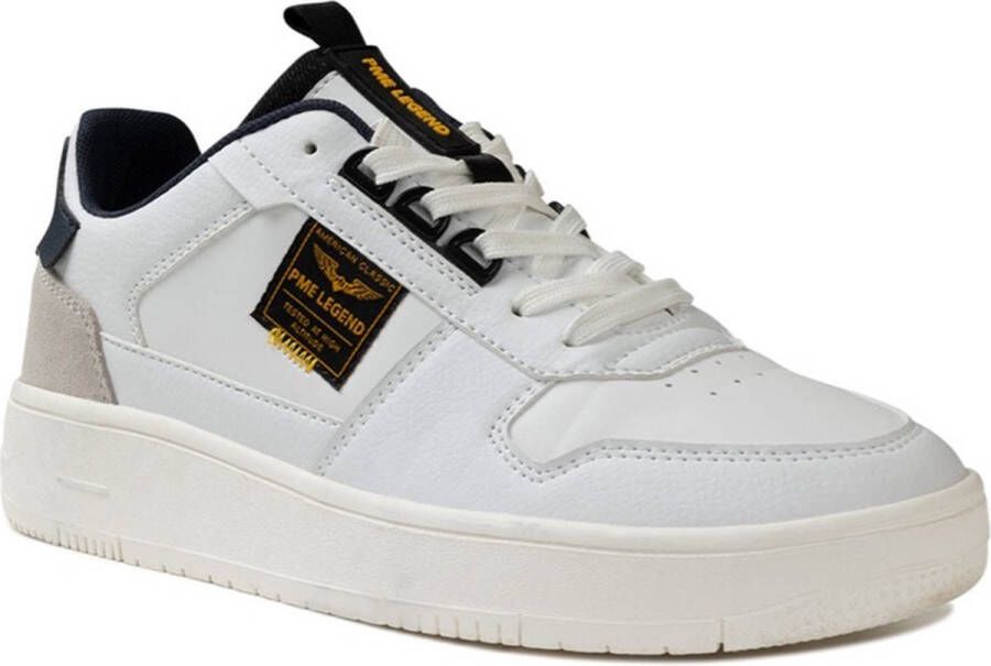 PME Legend Heren Sneakers Gobbler White navy Wit