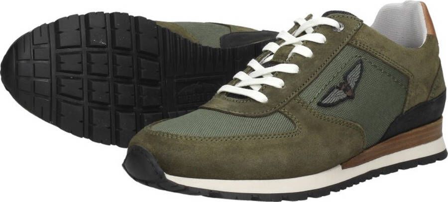 PME Legend Heren Sneakers Lockplate Khaki