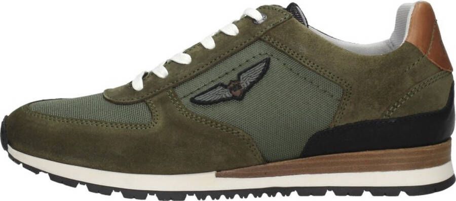 PME Legend Heren Sneakers Lockplate Khaki