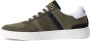 PME Legend Comfortabele groene leren sneakers met zwarte en witte accenten Green Heren - Thumbnail 9