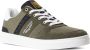 PME Legend Comfortabele groene leren sneakers met zwarte en witte accenten Green Heren - Thumbnail 2