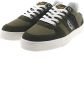 PME Legend Comfortabele groene leren sneakers met zwarte en witte accenten Green Heren - Thumbnail 12