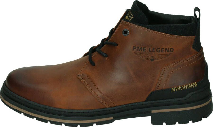 PME Legend Heren Veterschoenen Fleetman Cognac