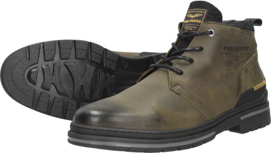 PME Legend Heren Veterschoenen Fleetman Khaki