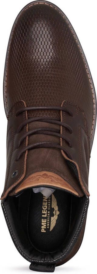 PME Legend Heren Veterschoenen Huffster Dark Brown Bruin