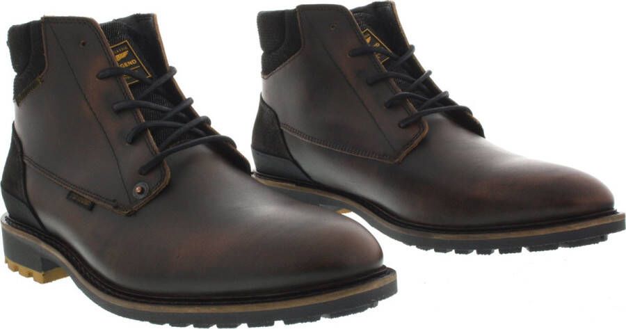 PME Legend Heren Veterschoenen Huffster Dk Brown Donkerbruin