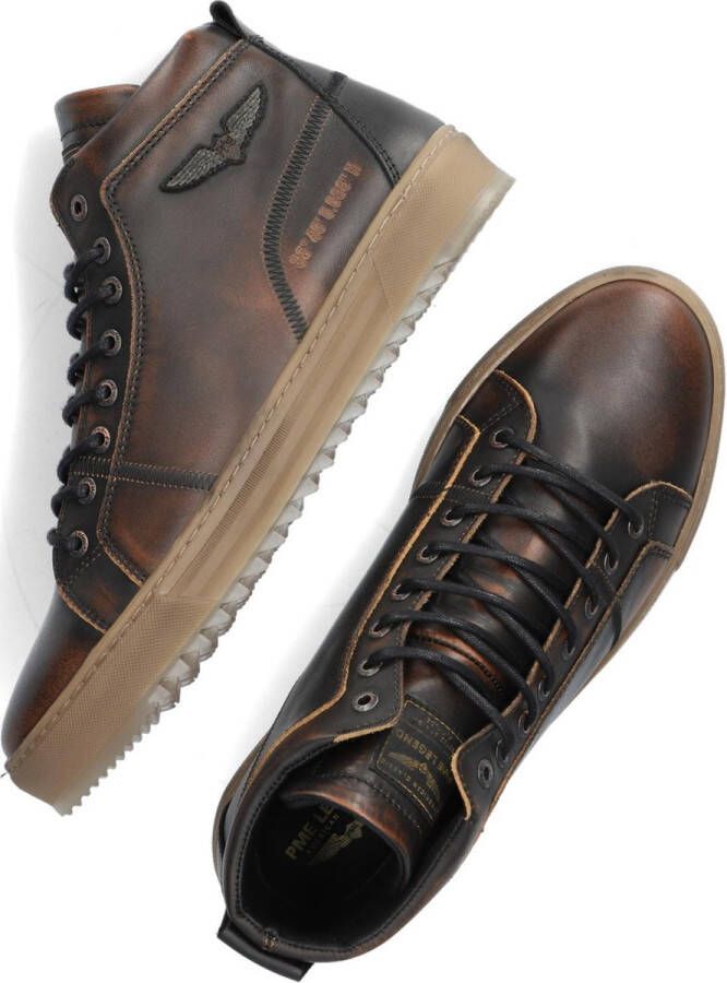 PME Legend Heren Veterschoenen Titon Dark Brown Donkerbruin