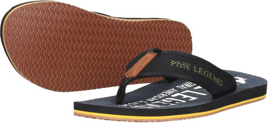 PME Legend Jetflap Slippers grijs Textiel Heren