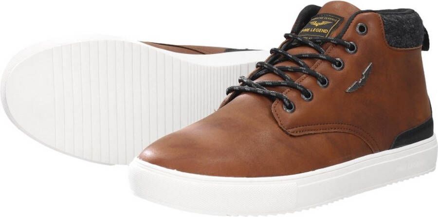 PME Legend Lexing-T sneakers cognac Imitatieleer Heren