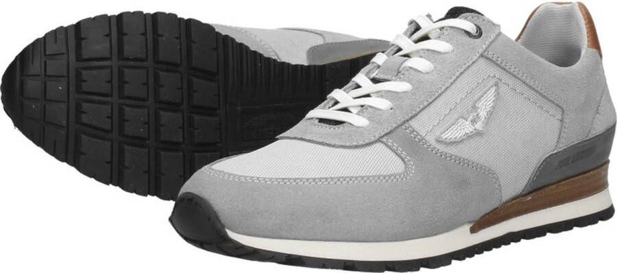 PME Legend Lockplate Sneakers grijs Textiel Heren