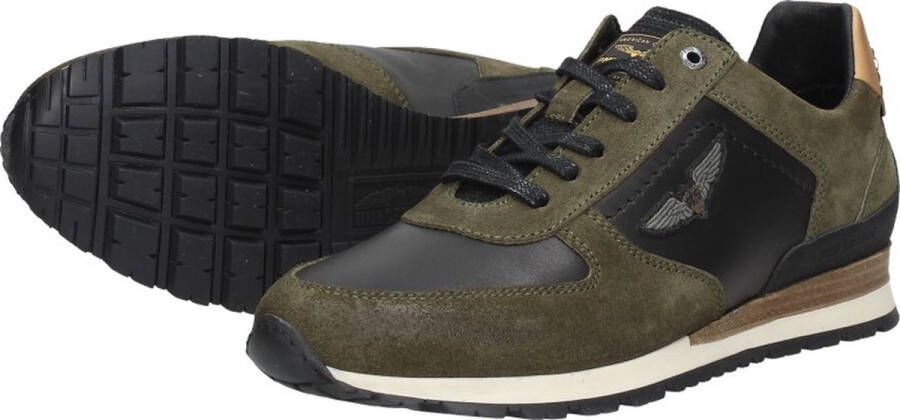 PME Legend Lockplate Sneakers Laag khaki