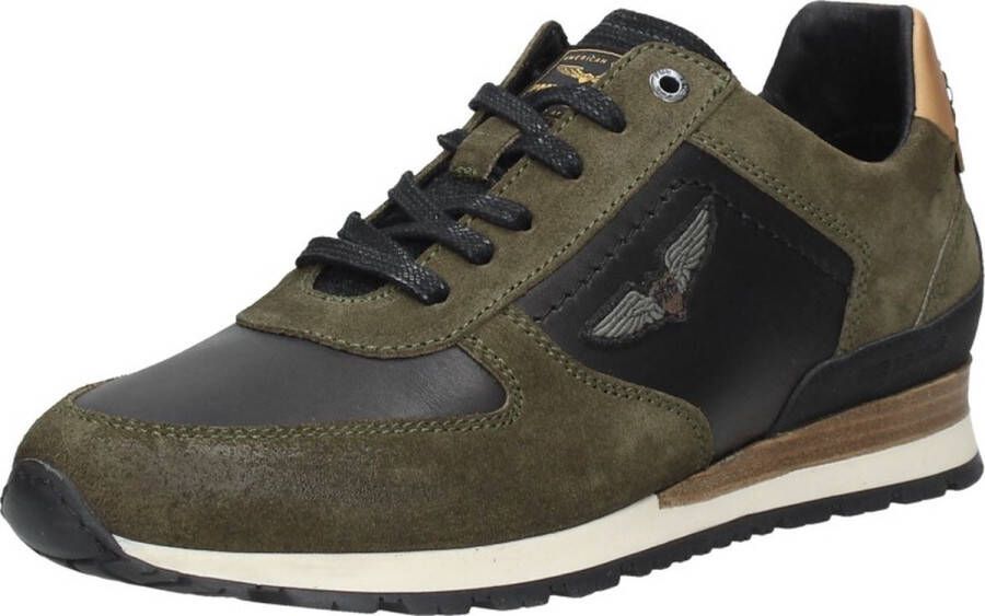 PME Legend Lockplate Sneakers Laag khaki