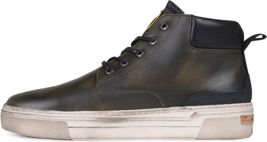 PME Legend Nosestar Hoge sneakers Leren Sneaker Heren Groen