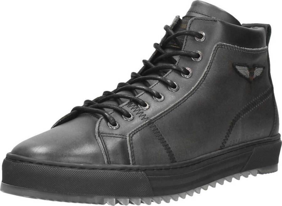 PME Legend Titon Hoge sneakers Leren Sneaker Heren Zwart