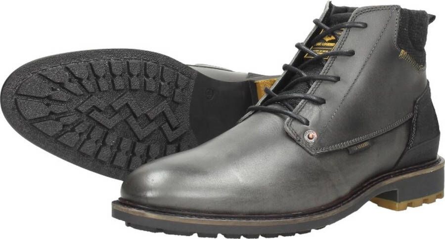 PME Legend Zwarte Veterschoenen Huffster