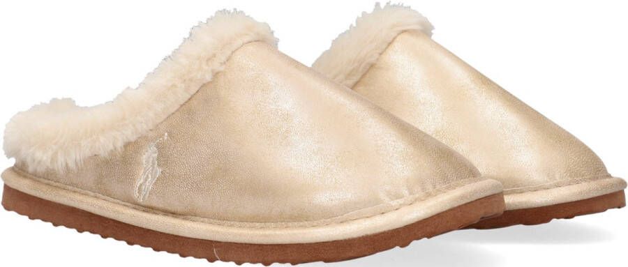 POLO RALPH LAUREN Charlotte Scuff Pantoffels Sloffen Meisjes Goud