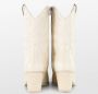 POSH by Poelman JUUL Dames Western Enkel Laarzen Off White - Thumbnail 1