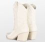 POSH by Poelman JUUL Dames Western Enkel Laarzen Off White - Thumbnail 2