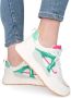 POSH by Poelman RIVER Dames Sneakers Wit met groene combinatie - Thumbnail 4