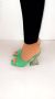 Princi Fiji Groen Dames Sandalen Medium Hakken - Thumbnail 2