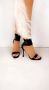 Princi New York Zwart Dames Sandalen Hoge Hak met Enkelband en Rits - Thumbnail 3