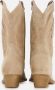 PS Poelman Cowboylaarzen taupe Suede Dames - Thumbnail 6