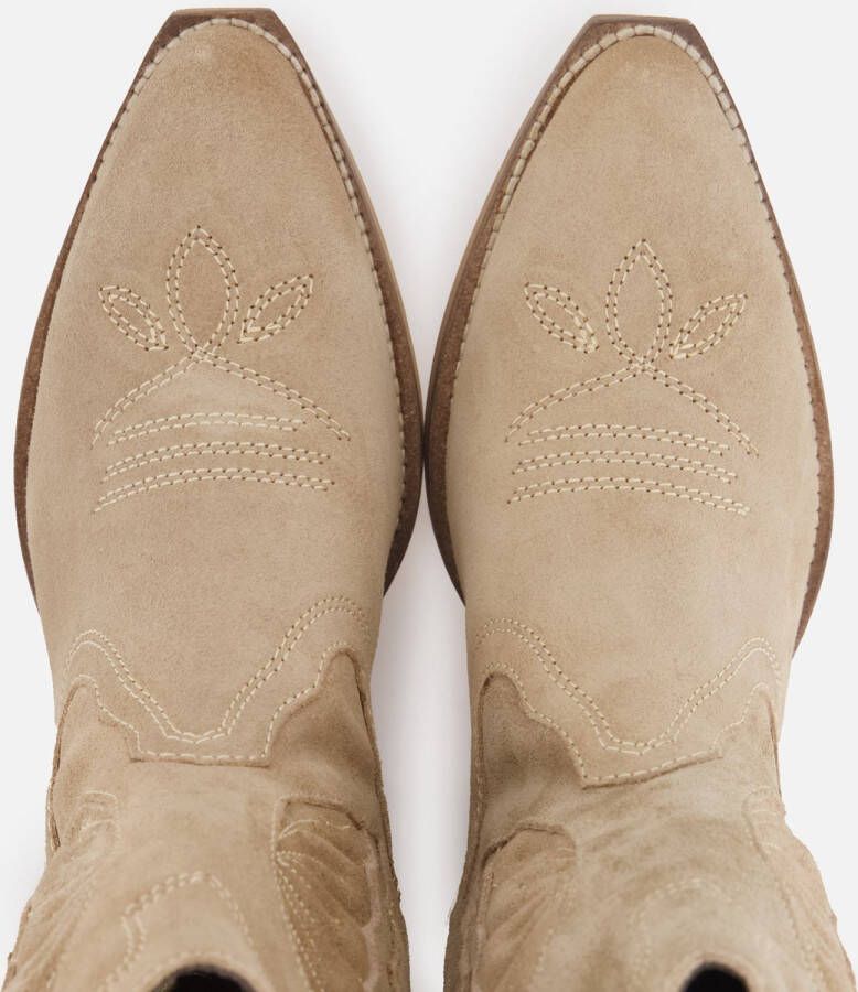 PS Poelman Cowboylaarzen taupe Suede Dames - Foto 7