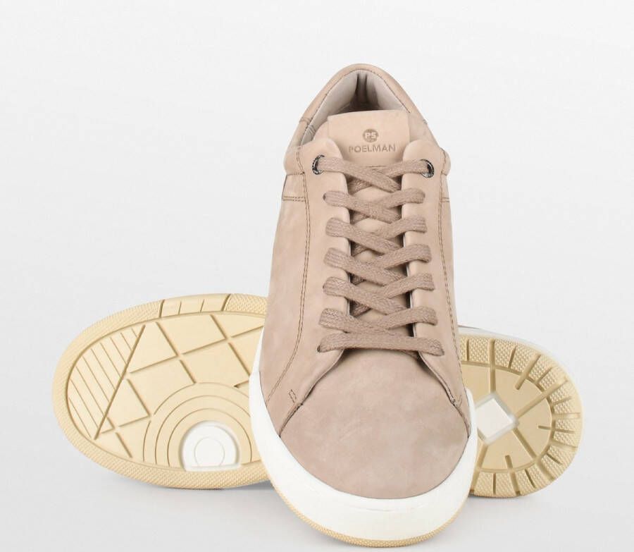 PS Poelman KEVIN Heren sneakers Taupe