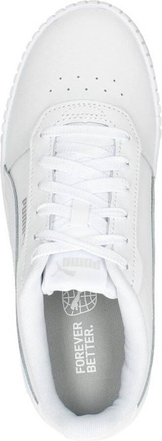 PUMA Carina 2 0 Dames Sneakers Wit Zilver