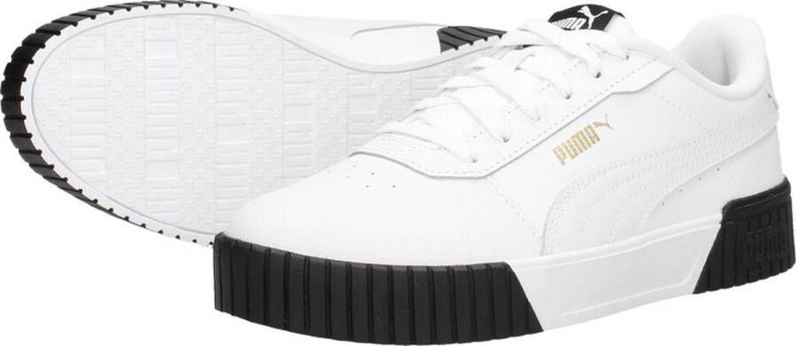 PUMA Carina 2.0 Dames Sneakers White- White-Goud- Black