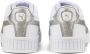 PUMA Carina 2.0 Distressed Sneakers White Silver Dames - Thumbnail 3