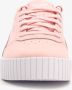 Puma Carina 2.0 sneakers roze wit Meisjes Imitatieleer 36 - Thumbnail 8