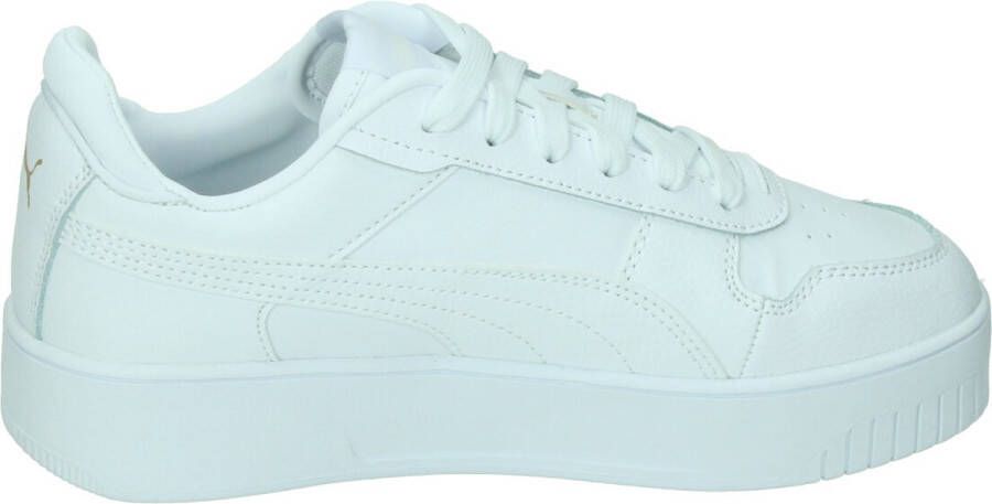 PUMA Carina Street Dames Sneakers Wit Goud