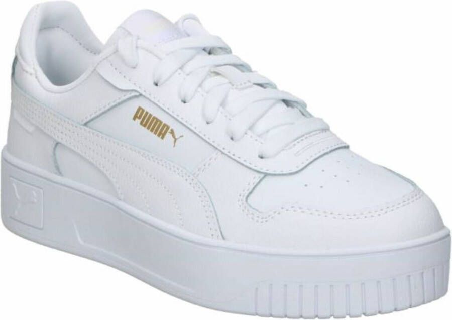 PUMA Carina Street Dames Sneakers Wit Goud