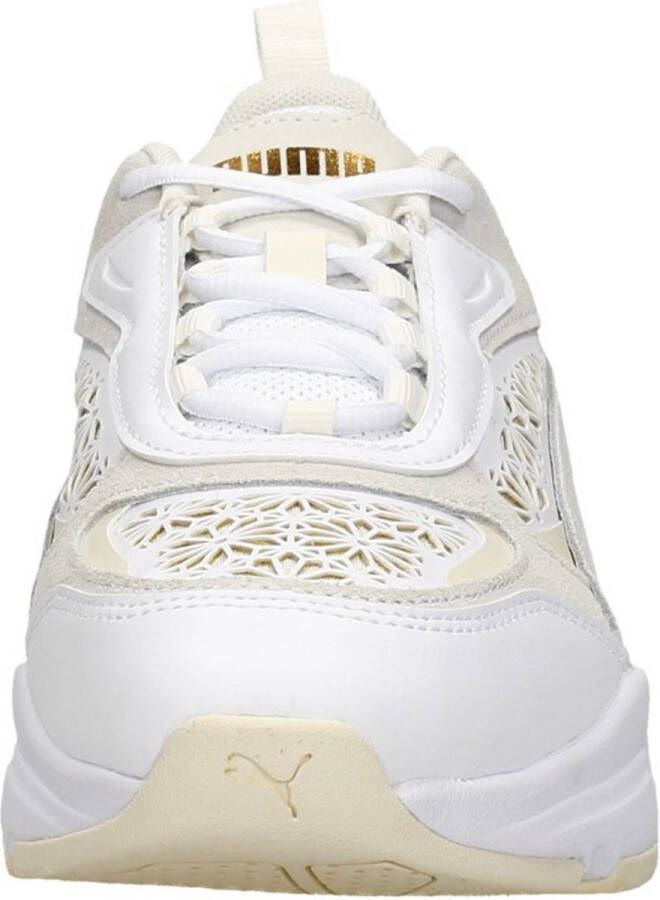 PUMA Cassia Laser Cut Sneakers Beige Vrouw